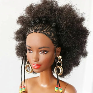 2025 новая Заводская черная кукла с индивидуальным дизайном, коллекция причесок, недорогие 16-дюймовые куклы - Product Image 3