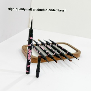 High Quality Double Head Nail Art <b>Brush</b> Painting Line Nail <b>Brush</b> SET Factory Customized OEM/ODM - Product Image 6