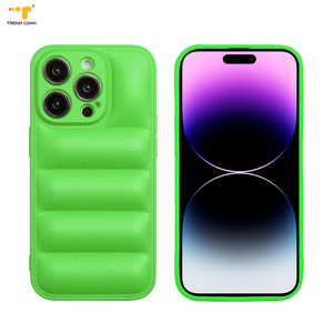 Étui de téléphone en coton 3D TPU Down Jacket <span class=keywords><strong>North</strong></span> <span class=keywords><strong>Face</strong></span> pour iPhone 14 13 12 Pro 11 Promax XS, protection antichoc pour téléphone - Product Image 3