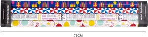 Eco-Friendly Birthday Wrapping Paper Roll 76CM Double-Sided Coated Art Paper for <b>Flower</b> Bouquets <b>Balloons</b> Multilingual Gift - Product Image 2
