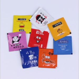 Gants jetables de qualité alimentaire, emballés individuellement, pour la préparation des écrevisses, des pattes de porc, la pâtisserie, le nettoyage domestique, le jardinage, logo personnalisé - Product Image 1