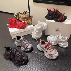 Baskets Chunky Scintillantes à Strass Réfléchissants pour Femme, Chaussures de Soirée Bling Bling, Grande Taille 42 - Product Image 6