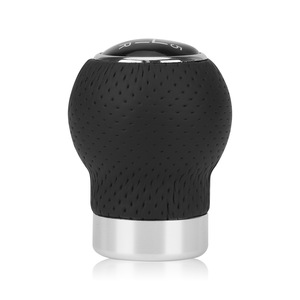 Car Gear <b>Shift</b> <b>Knob</b> 5 Speed Universal Leather Ergonomic Design For Manual Transmission Vehicles - Product Image 3