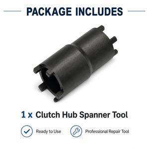 Herramienta de reparación de motocicletas: Tuerca de bloqueo de embrague, llave para buje de embrague / herramienta para quitar la tuerca del embrague de arranque para <span class=keywords><strong>Kawasaki</strong></span> Honda - Product Image 4