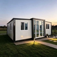 Maison conteneur préfabriquée de luxe extensible et mobile, installation facile, design moderne, garantie 3 ans, démontable, pour écoles, centres commerciaux, supermarchés