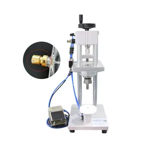 Semi automatic manual crimping machine perfume bottle capping making machine