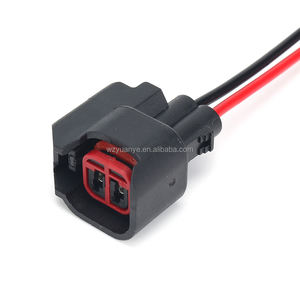قابس موصل EV6 EV14 <span class=keywords><strong>2</strong></span>-Pin للنساء موصل حاقن-من من نوع EV6-30 لكابلات تسخير أسلاك السيارات سلك توصيل موصل - Product Image 2