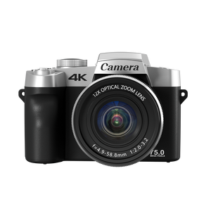 Máy ảnh kỹ thuật số Zoom quang học 12X để chụp ảnh 75mp 4K UHD tự động lấy nét máy ảnh nhỏ gọn với wifi 180 ° lật màn hình cảm ứng - Product Image 1