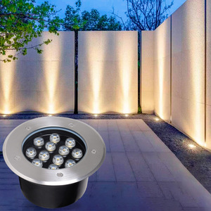 Luz LED Subterránea IP65 de Montaje Empotrado en Acero Inoxidable, 9 LED con Sensor de Movimiento, CRI 90, 5000K, Luz de Jardín - Product Image 6
