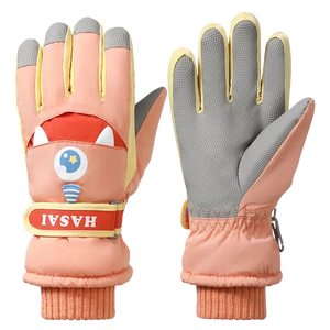 Gants d'hiver imperméables pour enfants, mignons, coupe-vent, épais, pour filles de 7 à 12 ans, pour le ski en plein air - Product Image 3