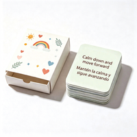 Cartes inspirantes de haute qualité pour soulager l'anxiété, avec citations inspirantes imprimées, ensemble de cadeaux pour femmes, cartes d'affirmation pour prendre soin de soi
