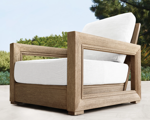 Mobilier d'extérieur Sassanid Most Wanted Chaise longue Costa <span class=keywords><strong>en</strong></span> teck au design rétro haut de gamme - Product Image 3