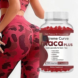 Gummies Naturelles Maca Plus 60 Unités – Complément Bio <span class=keywords><strong>pour</strong></span> l'Amélioration et le Raffermissement des Fesses et des Cuisses, Bonbons Volumisants <span class=keywords><strong>pour</strong></span> Adultes - Product Image 3
