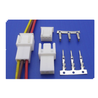 كابل محول مروحة الكمبيوتر من موليكس 5102 بثلاثة دبابيس إلى 2 × 3 دبابيس مع عزل PVC للاستخدام الإلكتروني