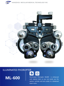 Equipo Oftalmológico Profesional, Foróptero Manual LED, Probador de Visión para Clínica Óptica - Product Image 3