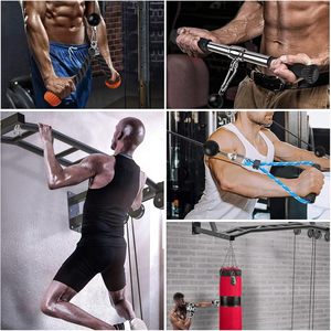 Nhiệm vụ nặng nề treo tường đa chức năng cằm lên thanh trọng lượng cáp ròng rọc hệ thống phòng tập thể dục Lat và nâng ròng rọc file đính kèm nặng túi móc áo - Product Image 6