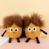 Fabricant de jouets en peluche personnalisés : Poupées dodues à cheveux désordonnés de 8 pouces, jouets en peluche originaux, jouets en peluche non rembourrés pour machine à griffes