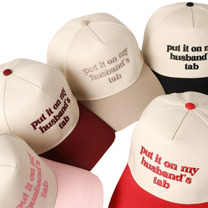 Wholesale Custom 3D Embroidery Logo Sporty Golf Baseball Caps 5-Panel Design Breathable Waterproof 100% Acrylic Two-Tone Colors - Product Image 5