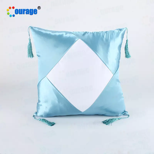 Taies d'oreiller en sublimation à texture douce sans bordure dorée, taie d'oreiller personnalisée avec frange - Product Image 4