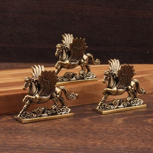 Adorno de Pegaso de Latón, 2 Piezas, Decoración Feng Shui para Escritorio, Hogar y Oficina - Product Image 4