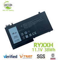 Batterie d'ordinateur portable en gros 11.1V 38Wh RYXXH 9P4D2 5TFCY pour Dell Latitude 3150 3160 E5250 E5450 E5550 E5270