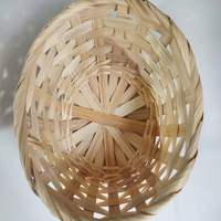 Artisanat chinois bambou tissé décoratif maison quotidien bureau cuisine stockage nourriture snacks panier en bambou