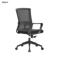Chaise de travail moderne pour étudiant, chaise de bureau ergonomique, acier inoxydable, tissu confortable, dessin technique, maille noire et bleue pour ordinateur, laboratoire