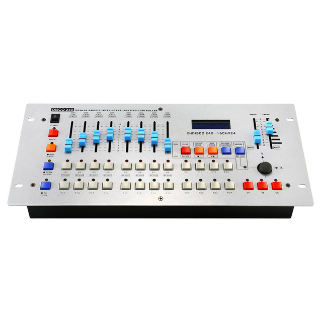 Topflashstar Stage Light DMX Console Hot Sale 240 CH DMX Controller for Stage Lighting Fog Machine Factory