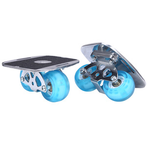 Tavole da Skateboard Extreme Split, Tavole Energizer, Skateboard a Rotelle, Drift <span class=keywords><strong>Board</strong></span>, Ruote Flash, Tavola in Alluminio Argento - Product Image 1