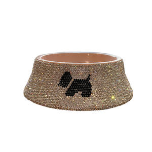 Strass bol Bling accessoires diamant luxe Adorable chien <span class=keywords><strong>chat</strong></span> Animal nourriture pour animaux de compagnie croquettes mangeoire à eau - Product Image 5