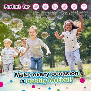 Lucky Toys, Nuevos Juguetes para Hacer Burbujas Gigantes Gran actividad para cumpleaños y recuerdo de fiesta. Solución para Burbujas Gigantes, Juguetes para Niños al por Mayor - Product Image 2