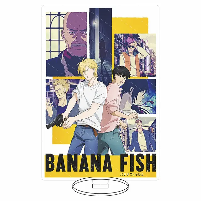 Anime Banana Fish Stand Sign Ash Lynx Okumura Eiji Acrylic Stand Figure Model Plate Cosplay Gifts Desktop Decorations
