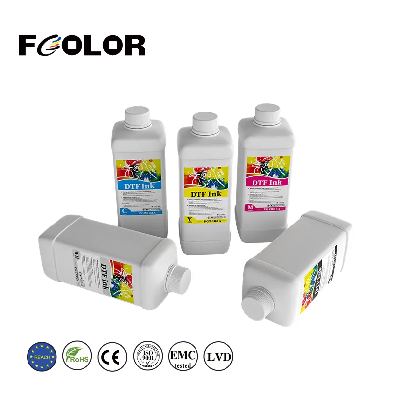 Produttore di inchiostro Premium Dtf bianco 100ml 1000ML di inchiostro per trasferimento termico per stampante Epson EcoTank ET 8550 L805 i3200 DTF