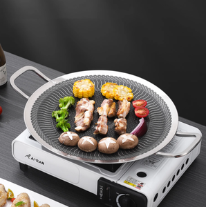 Plats à four plats en <span class=keywords><strong>acier</strong></span> inoxydable à trois couches antiadhésifs en nid d'abeille avec revêtement anti-rayures <span class=keywords><strong>pour</strong></span> la cuisine à domicile - Product Image 4