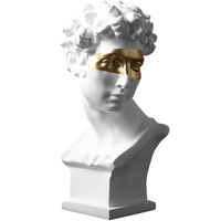 Statue de David en résine écologique Tonfo, art abstrait nordique, forme irrégulière sculptée, art populaire, objet de collection pour la maison, les fêtes, le hall d'hôtel