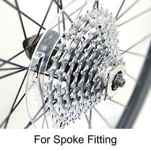 Protector de radios Sunnywheel AP135 para ruedas de bicicleta, material ABS, fácil instalación, ajuste universal - Product Image 1