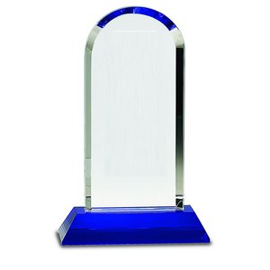 Ventas calientes barato claro cúpula <span class=keywords><strong>de</strong></span> <span class=keywords><strong>cristal</strong></span> en la Base azul para aniversario premios - Product Image 1