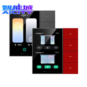 SQ 2026 Security Zigbee Pantalla Inteligente F3-PRO de 3.5 <span class=keywords><strong>Pulgadas</strong></span> para Interruptores de Pared, con 4 Grupos de Escenas y 4 Niveles de Atenuación de Iluminación - Product Image 6