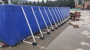 <span class=keywords><strong>Piscina</strong></span> Elevada Portátil de PVC Grande, <span class=keywords><strong>Piscina</strong></span> <span class=keywords><strong>Rectangular</strong></span> con Marco Metálico en Venta - Product Image 3