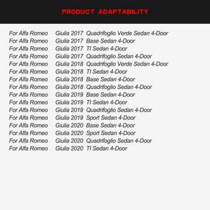 Convient pour Alfa Romeo Giulia 2017-2020 becquet de coffre arrière en Fiber de carbone - Product Image 6