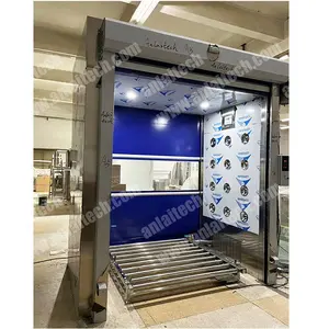 Air Shower Clean Room With PVC High Speed Door For Food Industry Clean Room Cargo Air Shower