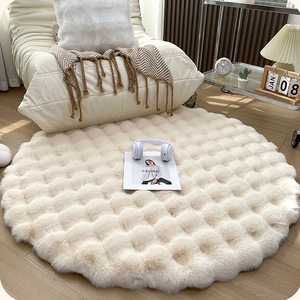 Cheveux longs bulle fausse fourrure <span class=keywords><strong>tapis</strong></span> intérieur décoratif confortable en peluche Shaggy <span class=keywords><strong>tapis</strong></span> et <span class=keywords><strong>tapis</strong></span> moelleux salon <span class=keywords><strong>tapis</strong></span> - Product Image 5