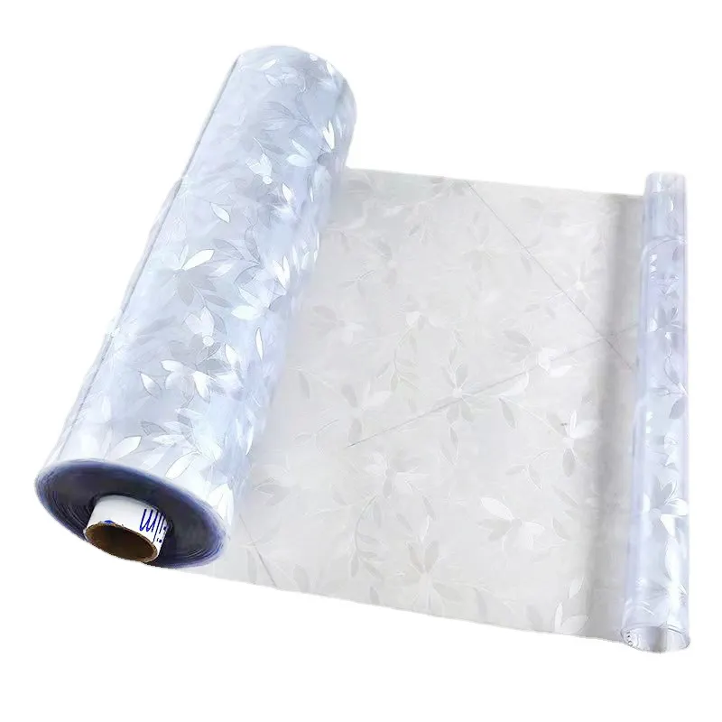 New model Flexibility plastic table cloth super smooth clear waterproof Transparent Pvc Sheet For Floor protective Mat