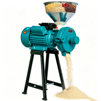 Moulin à grains humide et sec haute efficacité, faible bruit, pour usage domestique et commercial, pour farine fine, maïs, soja, arachides, épices