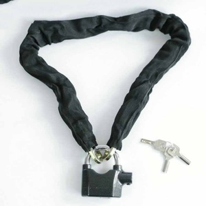 Candado de Cadena con Alarma para Motocicleta, Candado Antirrobo con Tira de Tela para Bicicleta Eléctrica LK325-1 - Product Image 2
