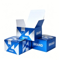 Boîtes personnalisées blanches à fond auto-scellant, emballage en carton FBB personnalisé, boîte cadeau alimentaire 350 g/m², impression offset, écologique
