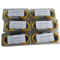 Fiber PLC Splitter 1x2 Tipe ABS Rasio Pembagian 50/50 Konektor LC/UPC Penggunaan FTTX 1260-1650nm