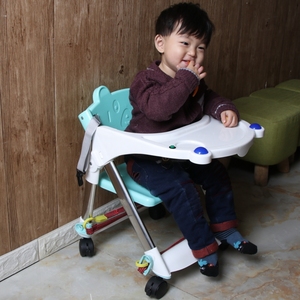 Seggiolone per Bambini Pieghevole Multifunzionale Portatile in Metallo per 6 Mesi-6 Anni - Product Image 2