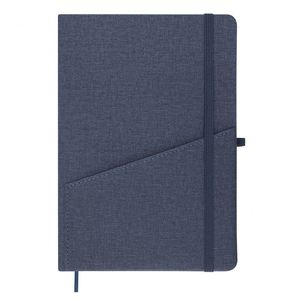 New Arrival <b>A5</b> Journal Eco-friendly Recycled PU Leather Hardcover Front Pocket Elastic Strap Office Promotional Thank Notebook - Product Image 2