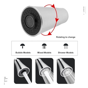 <strong>Kitchen</strong> Replacement 3 Mode <strong>Kitchen</strong> Faucets Trumpet Silicone Tap <strong>Shower</strong> Spray Head 360 Rotatable Booster <strong>Shower</strong> and Water Saving - Product Image 6